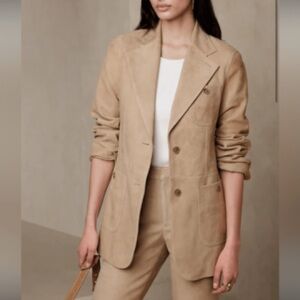 Banana Republic Suede Blazer
